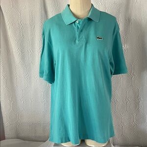 Lacoste Men's Teal Polo Shirt